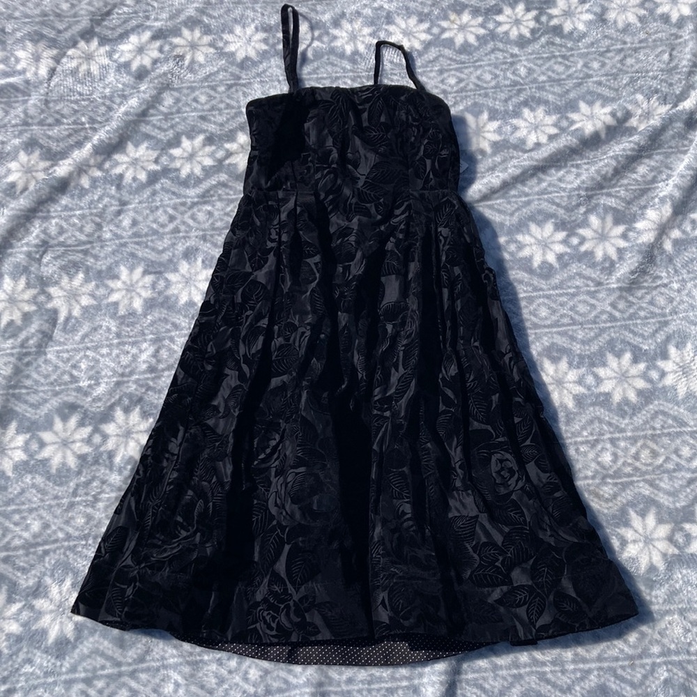 Beautiful black flowered dress
